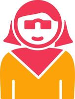 Female Professor Vector Icon