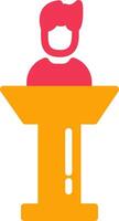 Elected Candidate Vector Icon