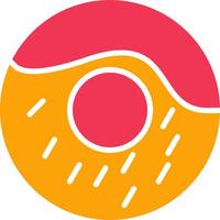 Cream Doughnut Vector Icon