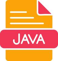 icono de vector de java