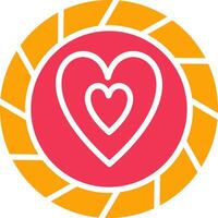 Heart Chip Vector Icon