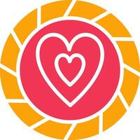 Heart Chip Vector Icon