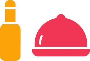 Food and Beer Vector Icon