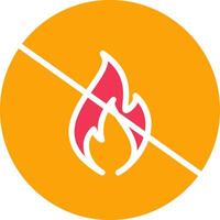 Danger of Flame Vector Icon