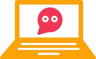 Online Conversation Vector Icon