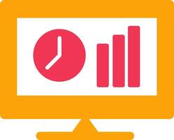 Online Stats Vector Icon