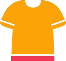 T Shirt with Lines Vector Icon