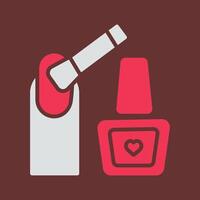 Nail Polish Vector Icon