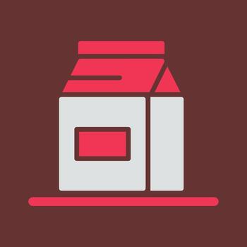 icono de vector de botella de leche