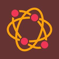 Atomic Structure Vector Icon