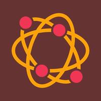 Atomic Structure Vector Icon