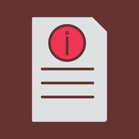 Information Document Vector Icon