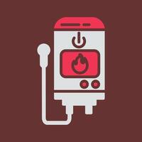 Tankless Water Heater Vector Icon