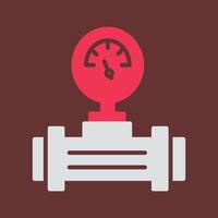 Pressure Gauge Vector Icon