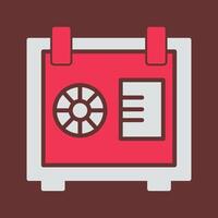 Safe Box Vector Icon