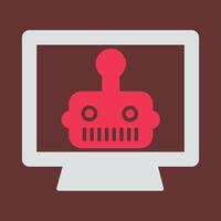 Artificial Bot Vector Icon