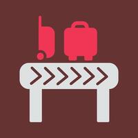 Luggage Carousel Vector Icon