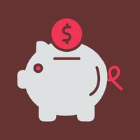 Piggy Bank Vector Icon