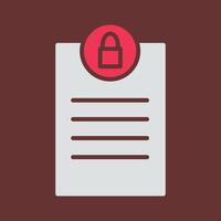 Privacy Page Vector Icon