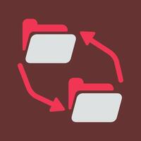 Data Exchange Vector Icon