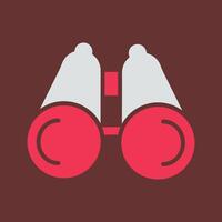 Binoculars Vector Icon