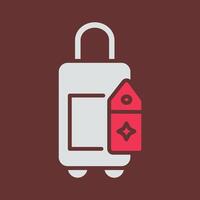 Bag with Tags Vector Icon