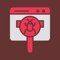 Web Bug Vector Icon