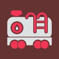 Tank Wagon Vector Icon