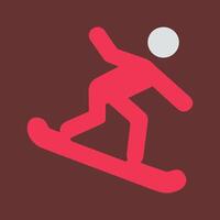 Snowboard Vector Icon