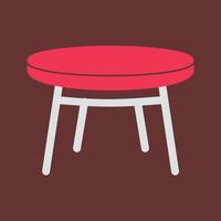 Small Table Vector Icon