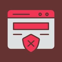 Unprotected Website Vector Icon