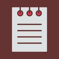 Notepad Vector Icon