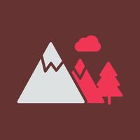 Mountain Vector Icon