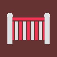 Baby Cot Vector Icon