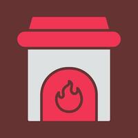 Fireplace Vector Icon