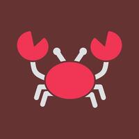 Crab Vector Icon