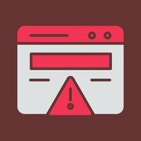 Web Error Vector Icon