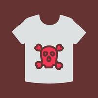 icono de vector de camisa pirata