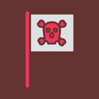 PIrate Flag I Vector Icon