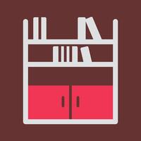 Book Shelf Vector Icon