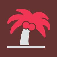 Coconut Tree Vector Icon