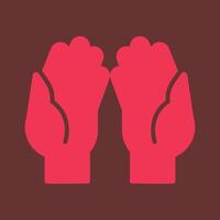 Praying Hands Vector Icon