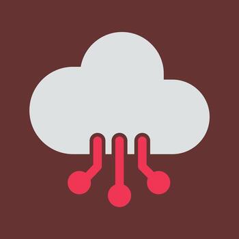 Cloud Computing Vector Icon