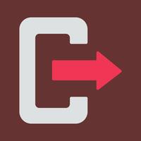 Logout Vector Icon