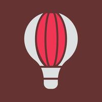 Hot Air Balloon Vector Icon