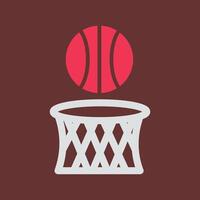 icono de vector de baloncesto