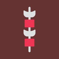 Kebab Vector Icon