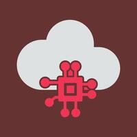 Cloud Computing Vector Icon