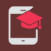 Digital Learning Vector Icon