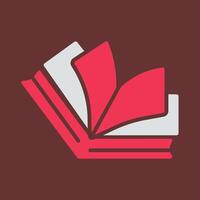 Open Book Vector Icon